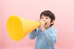 声をかける